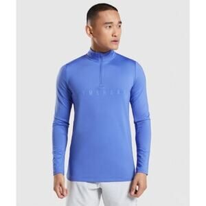 Gymshark Mens Sport Stripe 1/4 Size Medium